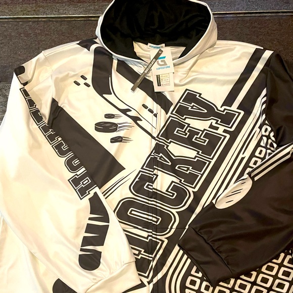 GOPOSTORE 3XL Hockey Lover 3D All Over Printed Full Zip Hoodie - Picture 8 of 11